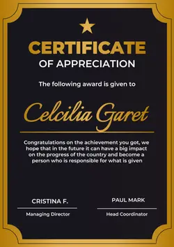 Non-Marketing Certificate Seminar Black Gold