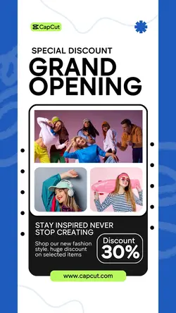 Grand Opening Product Display