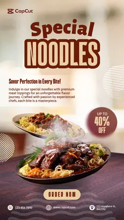 Special Noodles Instagram Stories