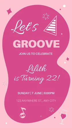 Personal sharing Birthday Party Display Minimalist