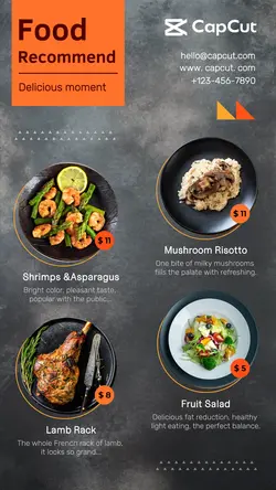 Food Western-style food Details Simplicity