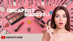 Youtube Thumbnail Reaction Cheapest Makeup