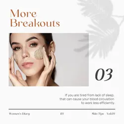Elegant Skin Care Tips Carousel Instagram Post