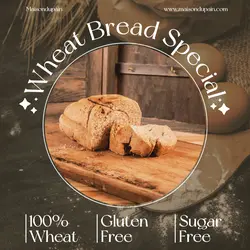 Food and Beverage Wheat Bread Promo Instagram Post