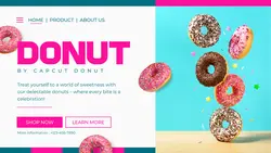 Food Donut Promotion Twitter Post