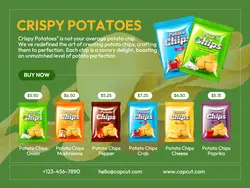 Food and Beverage Crispy Potatoes