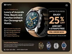 Electronics Chronograph Watch Promotion
