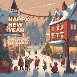 Happy New Year Greetings Linkedin Post