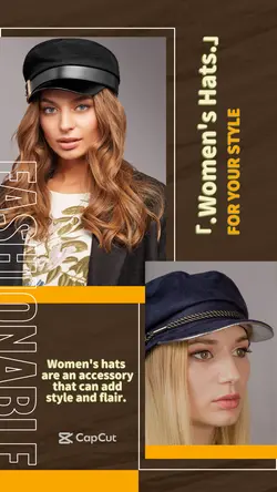 WOMEN'S HATS INSTAGRAM PRODUCT DISPLAY