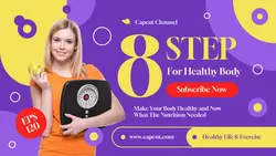 Purple Yellow Body Exercise Youtube Thumbnail