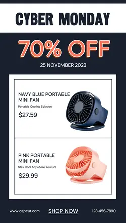 Cyber Monday Promotion Instagram Story