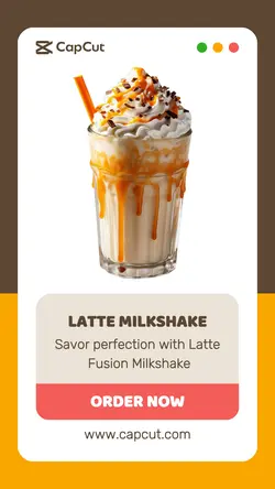 Latte Milkshake Instagram Story