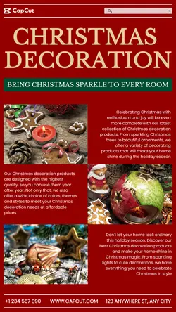 Christmas Decoration Product Display Insta Story