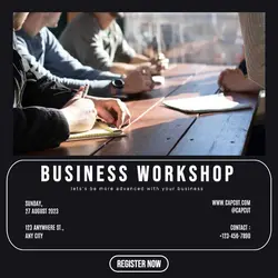 Business Workshop Instagram Post