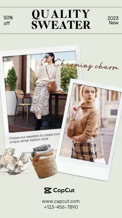 Clothing sLong skirts sweater display Minimalist