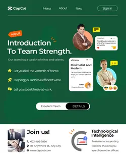 BusinessTeam Strength Display Business