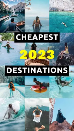 Cheapest Travel Destinations Youtube Thumbnail 9:16