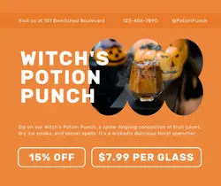 Halloween Food Promotion Facebook Post