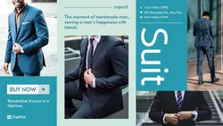 Clothing suit showcase business