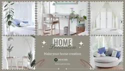 White Decoration promotion facebook cover