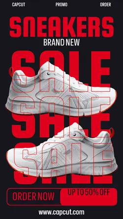Sneaker Brand New Sale Promotion Story