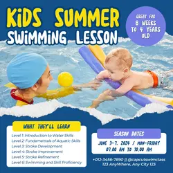 Other Swimming Class Service Instagram Post