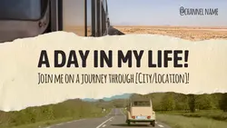 Youtube Thumbnail - Vlog a Day in my life