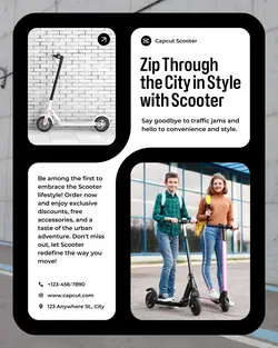 Electronics Scooter Product Instagram Portrait