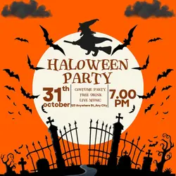 haloween instagram post