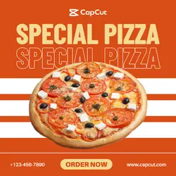 Special Pizza Promotion for Instagram Post