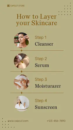 Beauty Skincare Step Instagram Story