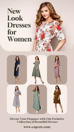 New Look Dresses for Women 7 Multi-Product Image TikTok