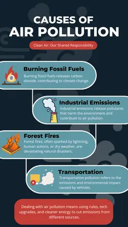 Non-marketing Infographics Air Pollution
