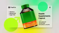 Medical & Health Supplements display Modern