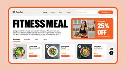 Fitness Meal Promotion Website