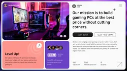 PC Builder Electronic Industry Display