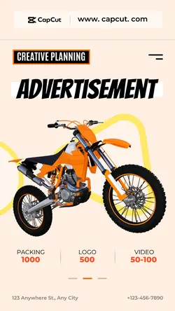 Business Advertisement Instructions Minimalist