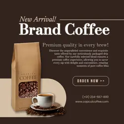 Coffee Promotion Instagram Post Classic Modern