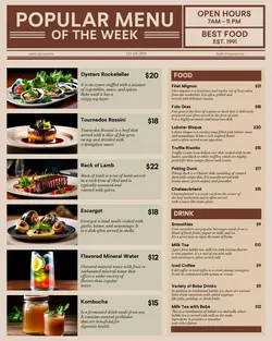Food Popular Menu Instagram Potrait