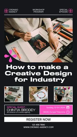 Design Workshop Instagram Story Post