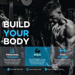 workout gym service instagram post