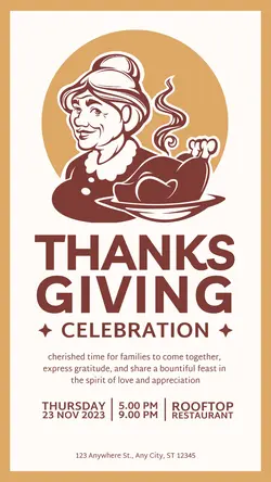 Thanksgiving celebration events instagram story