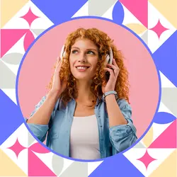 Non-Marketing Instagram Profile With Creative Abstract Background