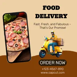 Food Delivery Mock Up Instagram Post