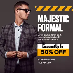 Brown Man Fashion Sale