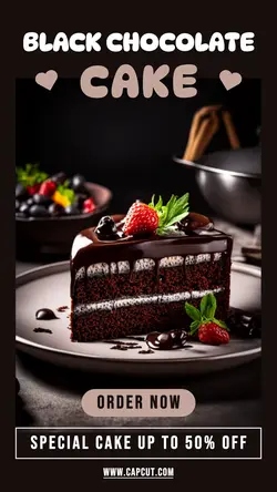 Food & Beverages Cake Promotion TikTok