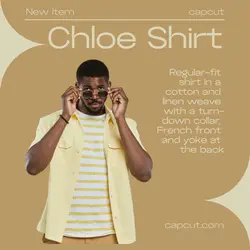 Fashion New Shirt Display Instagram Post