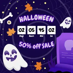 Halloween Countdown promotion Instagram Post