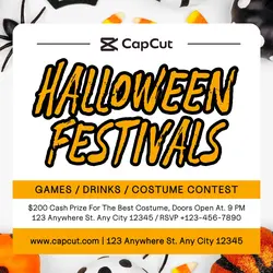 Event Promotion Halloween Festivals Instagram Post