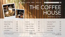 Coffee Shop Menu List Twitter Post